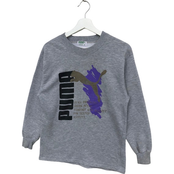 Vintage Puma Sweatshirts All Over Print Spellout … - image 7