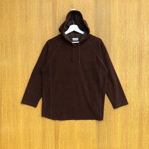 Vintage Elle Sports Hoodie Sweatshirt Spellout Crewneck Jumper Pullover Sweater