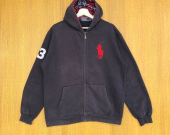 Buy Vintage Polo Ralph Lauren Hoodie Zipper Embroidered Sweatshirt