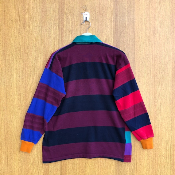 Vintage Canterbury Multicolour Rugby New Zealand Rare Rugby Shirt