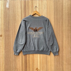 Vintage Giorgio Armani Sweatshirt Embroidery Big Logo