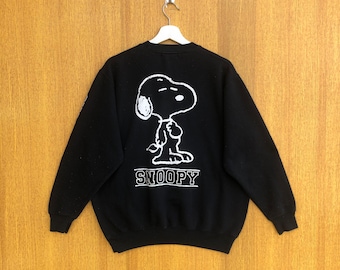 トップス vintage 70s arrow snoopy sweater eq Vintage Arrow Snoopy Knit Sweater Men's Medium Orange Brown