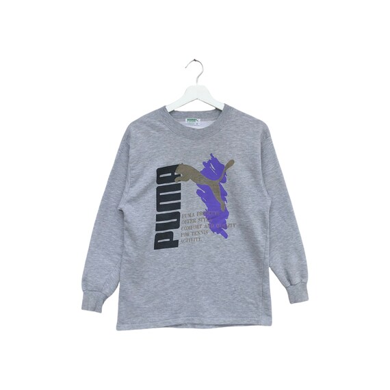 Vintage Puma Sweatshirts All Over Print Spellout … - image 1