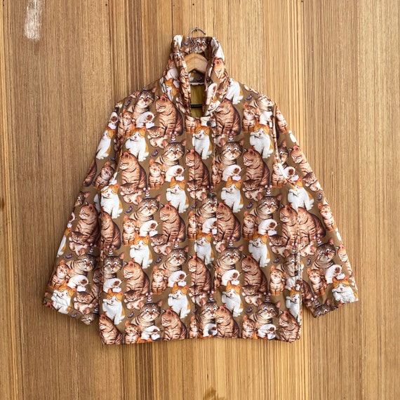 Kunio Collection Jacket All Over Print Cats