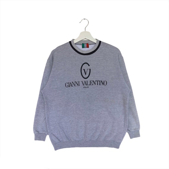 Vintage rare Gianni Valentino Italy Sweatshirt Emb