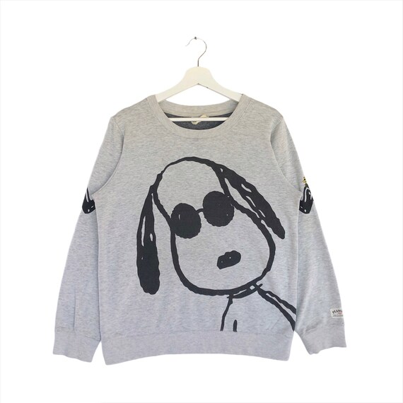 Rare!!Vintage Snoopy Peanuts Sweatshirt Biglogo Character cartoon animations pullover jumper