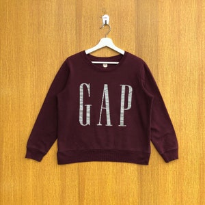 Vintage GAP Sweatshirt Big Logo Crewneck jumper Pullover Sweater