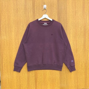 Champion Sweatshirt Embroidery Small Logo Spellout Jumper Pullover