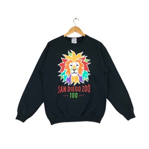Vintage San Diego Zoo Sweatshirt Crewneck Jumper Pullover