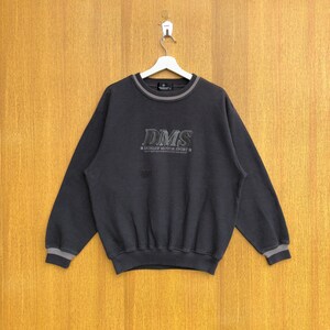 Vintage Dunlop Motorsport Sweatshirts Big Logo Embroidered Spellout Crewneck Jumper Pullover Sweater