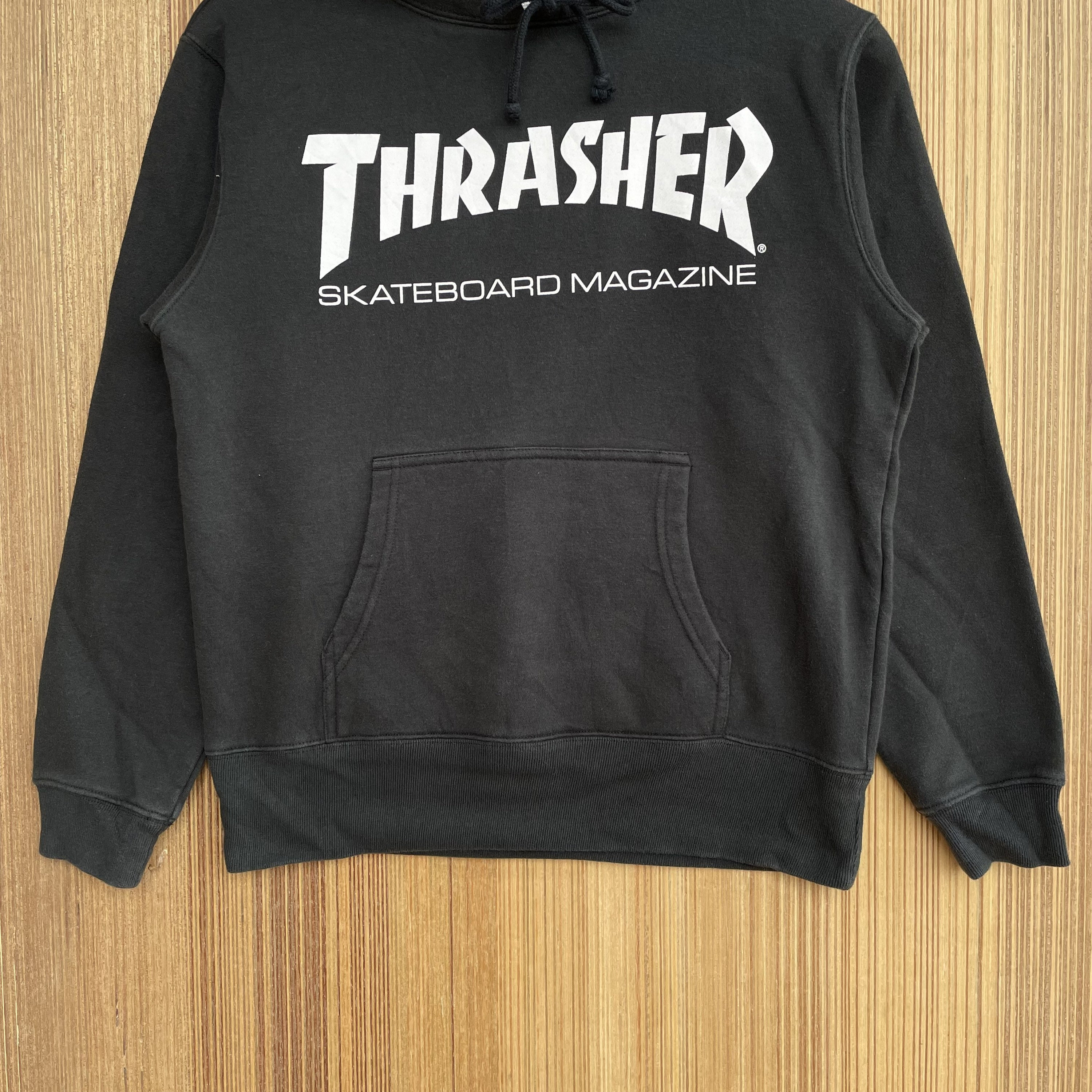 Thrasher Hoodie Spellout Big Sudadera Suéter - Etsy España