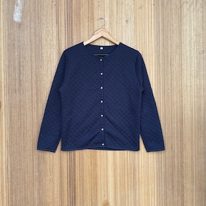 agnès b. HOMME Cardigan black New Yvan snap cardigan