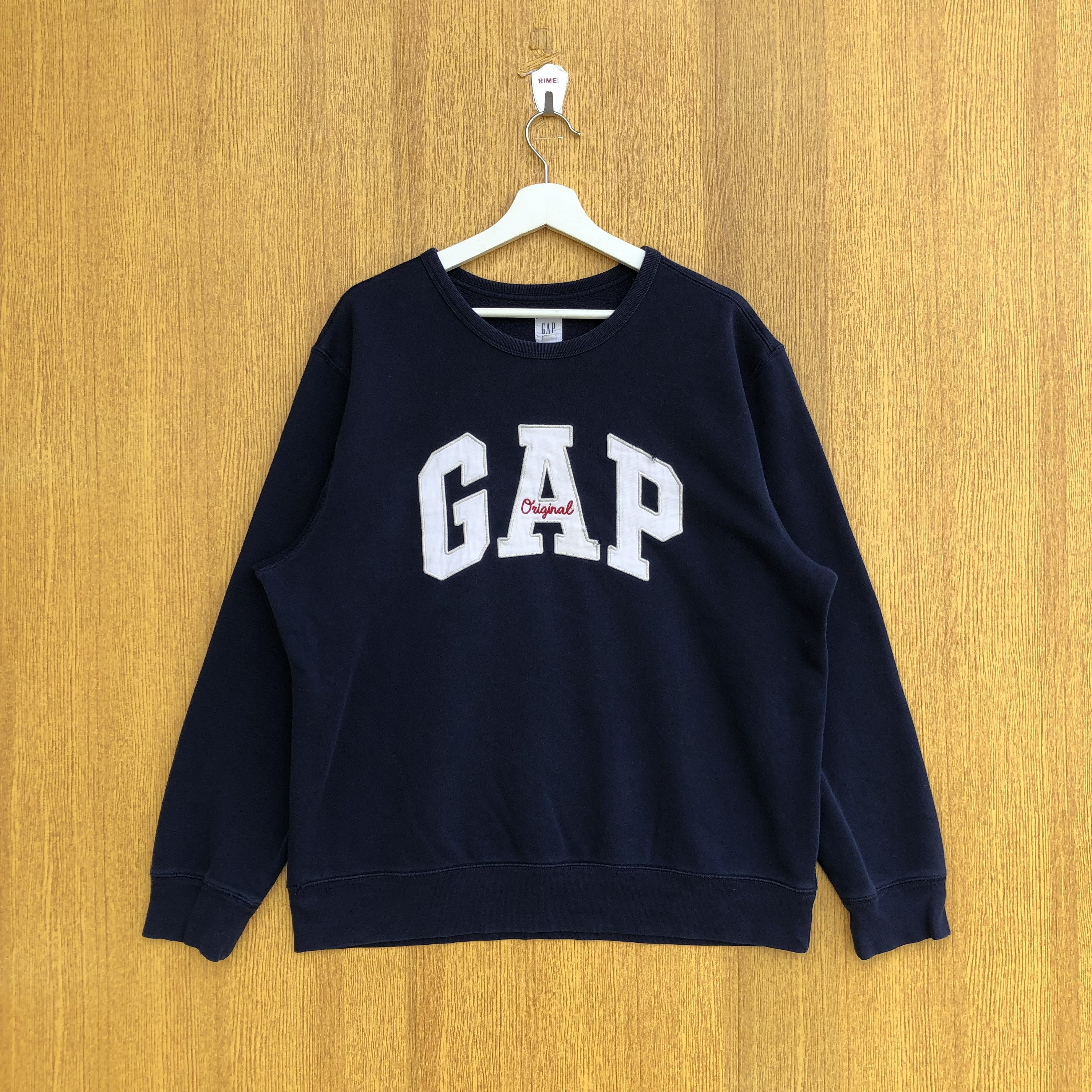 Vintage GAP Original Sweatshirt Embroidered Big Logo Vintage GAP Original Sweatshirt Embroidered Big Logo