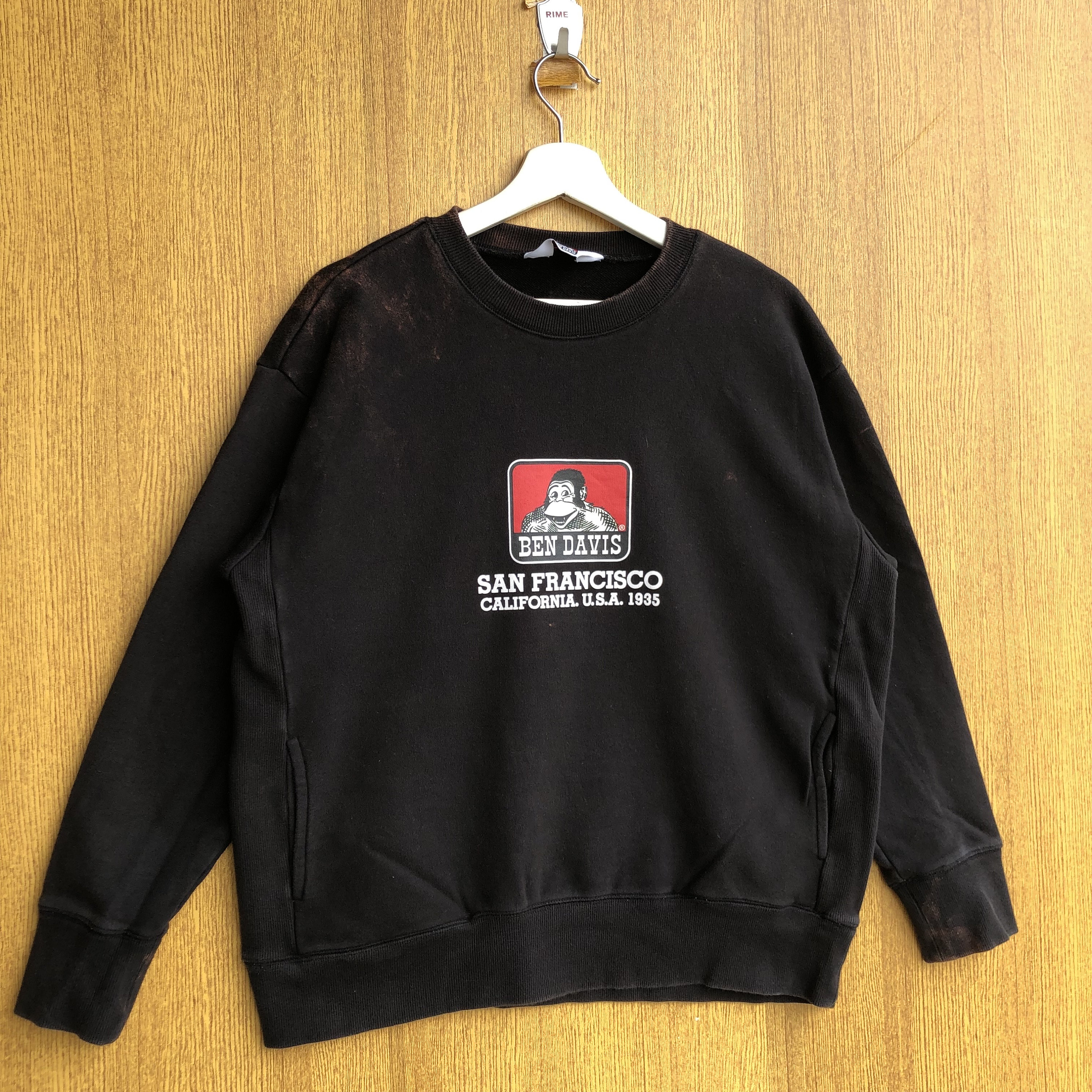Vintage Ben Davis Sweatshirt Big Logo Spellout Jumper Pullover - Etsy