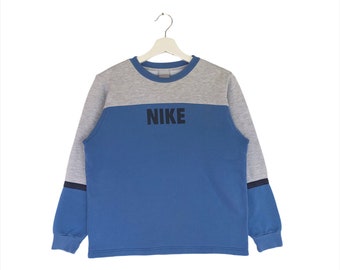 Vintage Nike Sweatshirt Embroidery Small Logo Crewneck Jumper