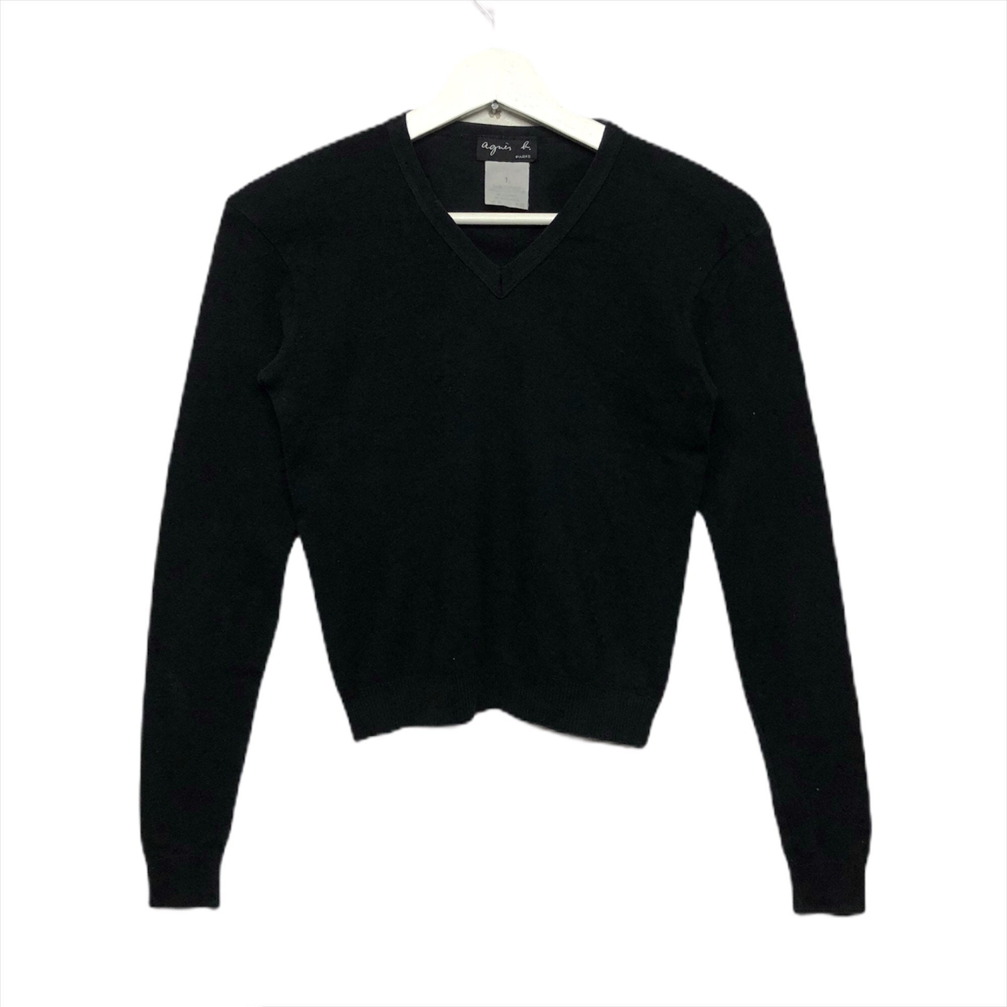 Agnes b. Vintage】Vneck Knitted Sweater
