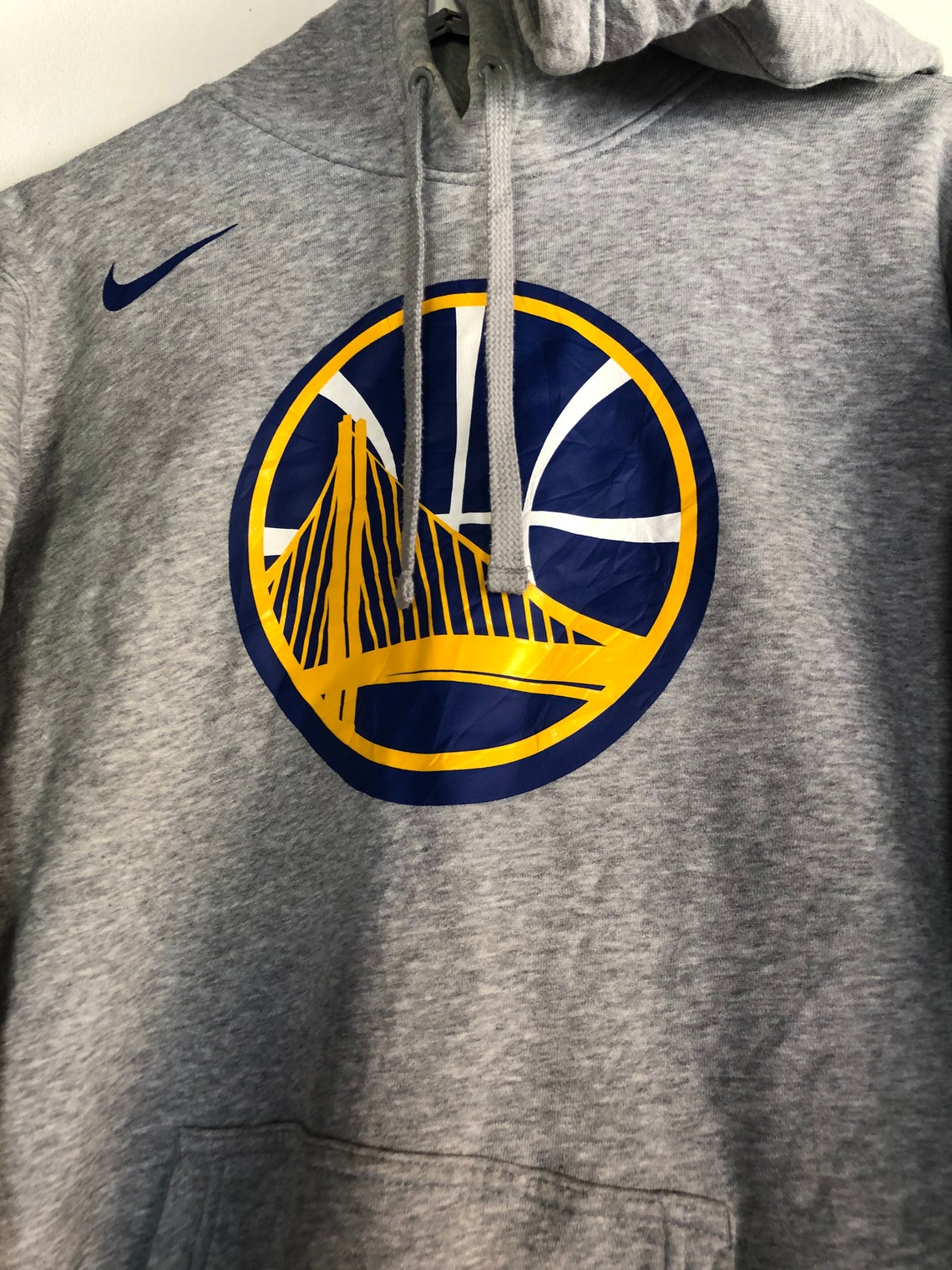 RARE NIKE Golden State Warriors Big Logo Sweatshirt | Etsy