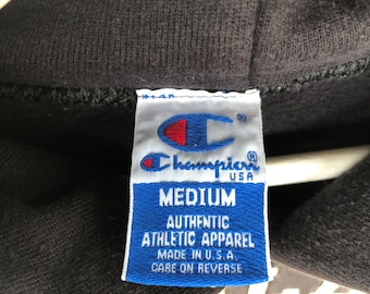 Vintage Chicago Bulls Champion Hoodie Big Logo Sweatshirt Crewneck Jumper  Pullover Sweater