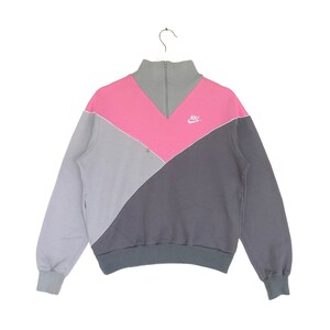 Vintage Nike swoosh  Embroidery Small Logo Sweatshirt Half Zipper Crewneck Jumper Pullover Sportswear