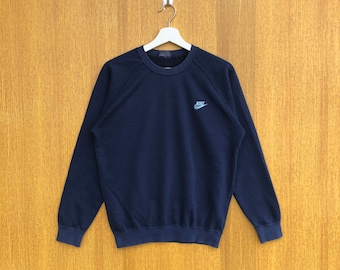 Sudadera Nike vintage con bordado de logotipo pequeño y cuello redondo