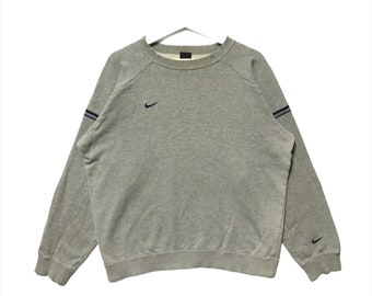Vintage Nike Sweatshirt Embroidery Small Logo Crewneck Jumper Pullover