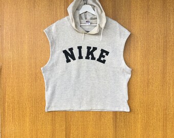 Vintage Nike Big Logo Hoodie Spellout Crewneck Jumper Pullover Sweater Sweatshirt