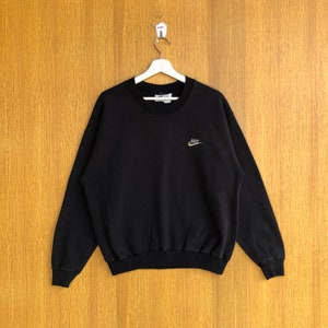 Vintage Nike Swoosh  Sweatshirt Small Logo Crewneck Jumper Pullover Sweater