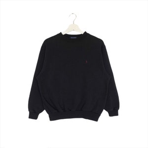 Vintage PoloGround Sweatshirt Embroidery Small Pony Crewneck Jumper Pullover