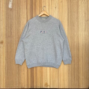 Vintage Polo Clubs Since 1911 Sweatshirt Embroidery Spellout Crewneck Jumper Pullover Sweater