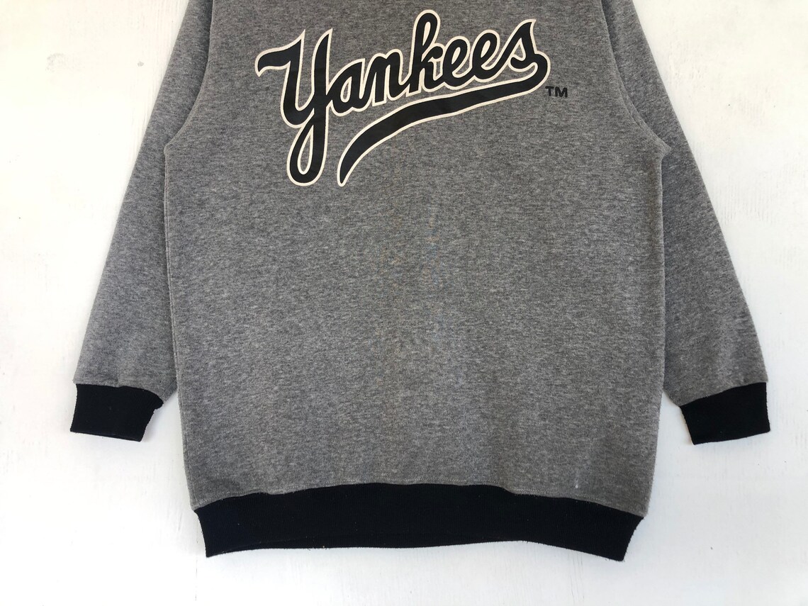 Rare Yankees Sweatshirt Yankees Team Crewneck Jumper Pullover Etsy 日本