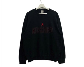 RARE Vintage Moschino Jeans Italy Boxy Sweatshirt Medium Moschino 