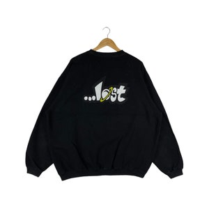 Vintage 90s Lost Enterprise Skateboard Crewneck Big print Logo Spellout Sweatshirt Jumper Pullover