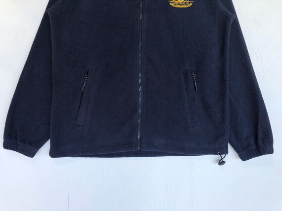Vintage Rare Australia Fleece Jacket Embroidery A… - image 3
