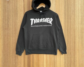 Vintage Thrasher Hoodie Spellout Big Logo Sweatshirt Sweater