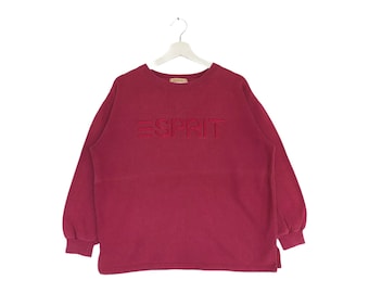Vintage Esprit Sweatshirt Embroidery Spellout Crewneck Jumper Sweater