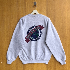 Vintage Hard Rock Sweatshirt Big Logo Spellout Jumper Pullover Sweater