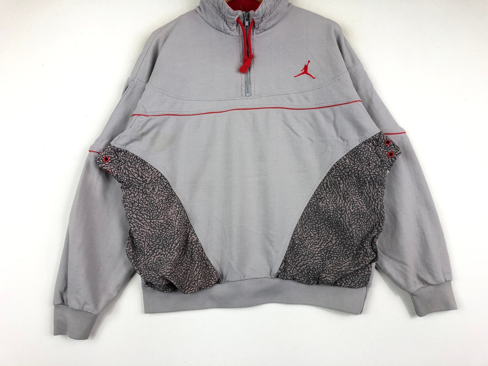 Vintage Nike Air jordan Sweatshirt Half Zipper Crewneck Jumper Etsy