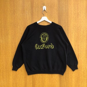 Vintage Oxford University Sweatshirt Crewneck Jumper Pullover Sweater
