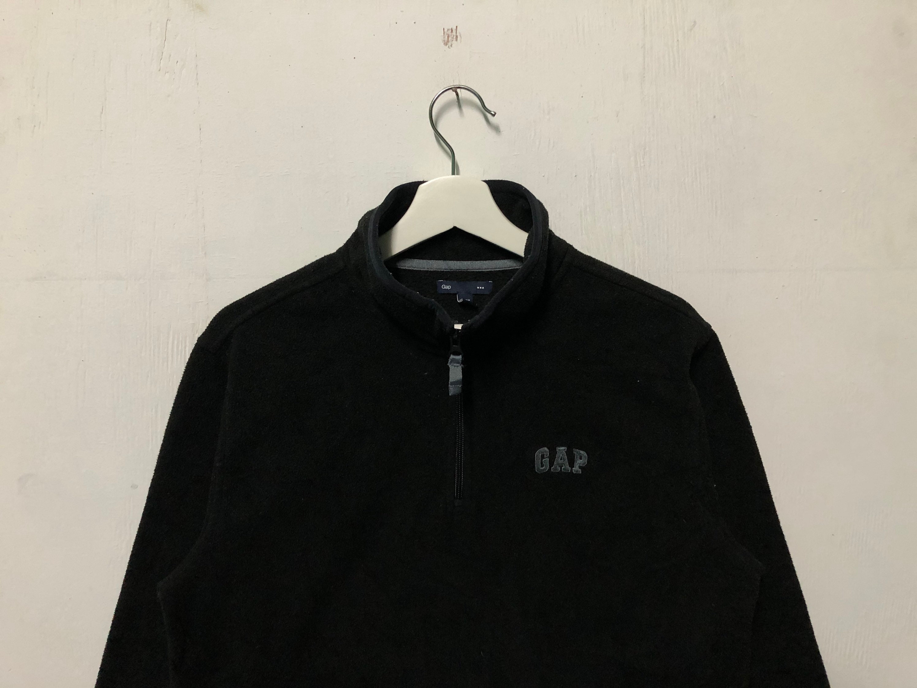 90’s usa製 Old Gap Half Button Hoodie 90'S GAP Old Gap Half Zip Nylon Pullover Hoodie Men's XL