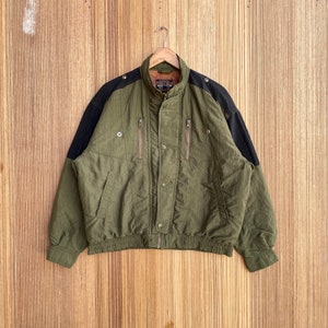 International Turkey Bear Bombers Jacket Army Green Pullover Sweater Flight Jacket Zipper