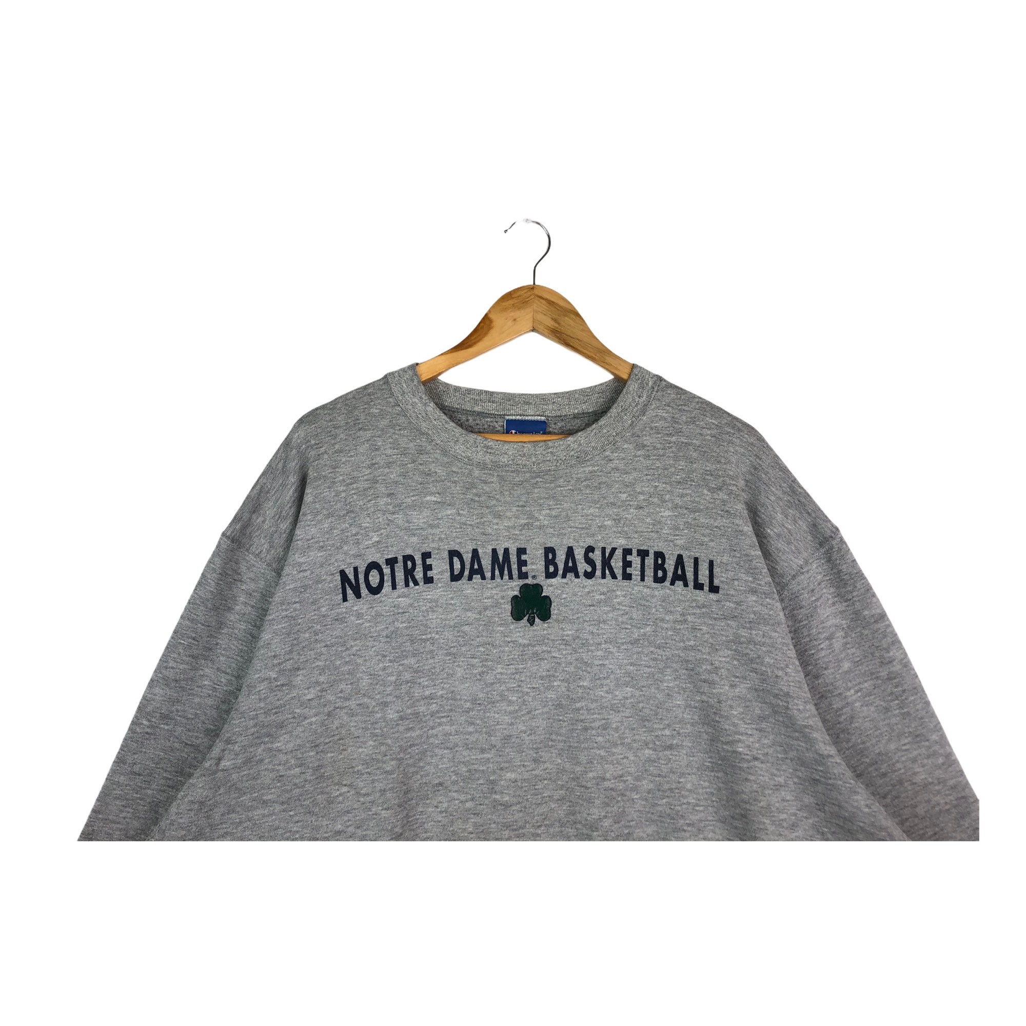 Vintage Notre Dame Basketball Sweatshirt Crewneck Jumper Etsy