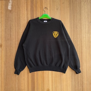 Vintage Police Sweatshirt Small Logo Crewneck Jumper Pullover Sweater