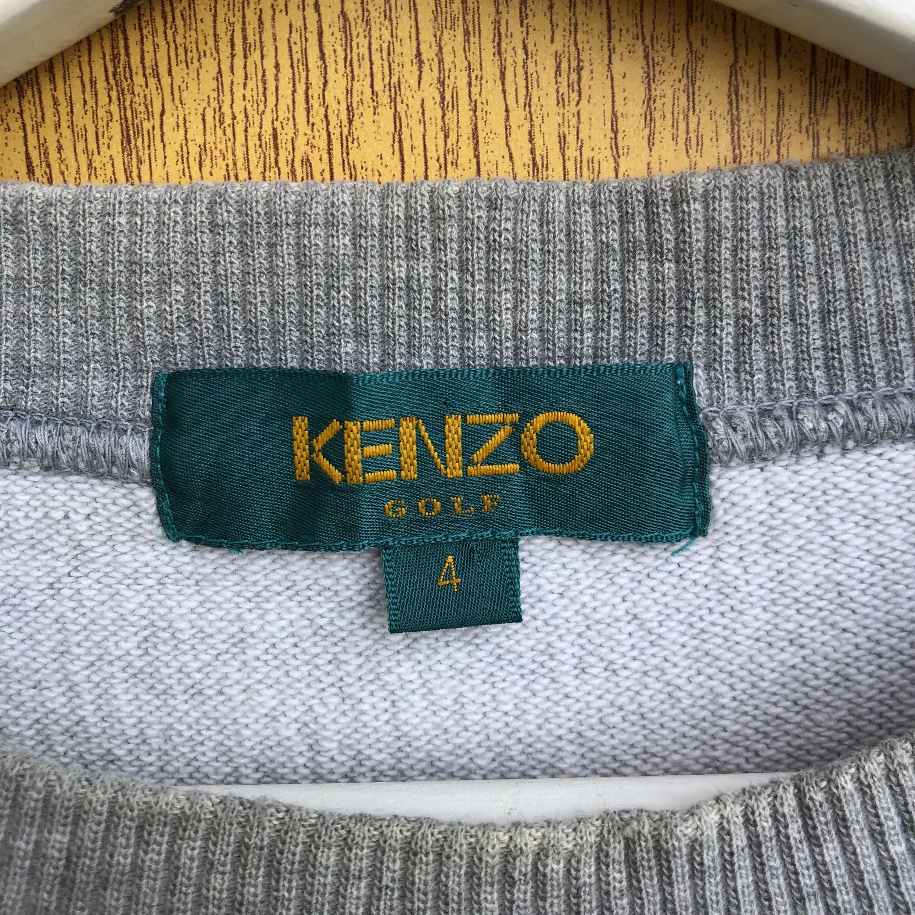 Vintage Kenzo Golf Sweatshirt Embroidery Kenzo Golf Big Logo