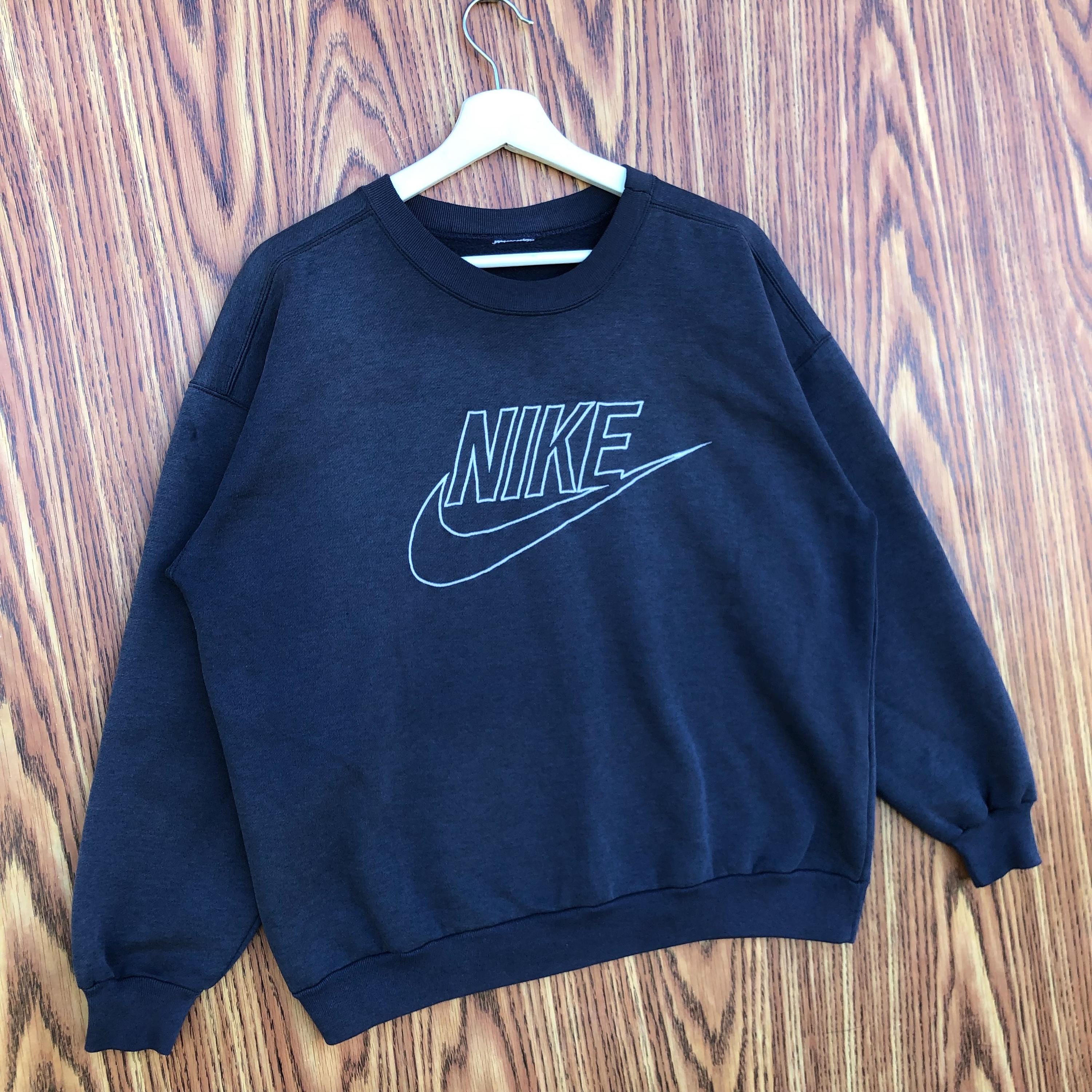 embroidered nike sweater