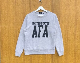 Vintage Avirex United States Sweatshirt Spellout Crewneck Jumper Pullover Sweater