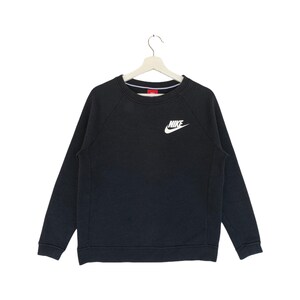 Rare  Nike Swoosh Sweatshirt Small Logo Crewneck Jumper Pullover