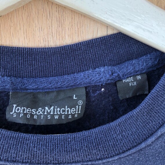トップス Vintage navy embroidered sweatshirt 90s DC Crewneck Sweatshirt Vintage Jerzees District of