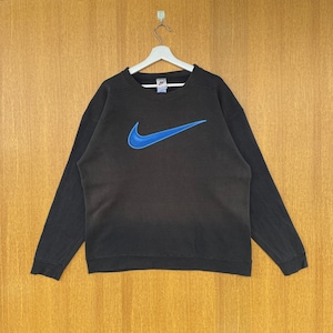 Vintage Nike Sweatshirt Big Nike Swoosh logo Crewneck Jumper Pullover Sweater