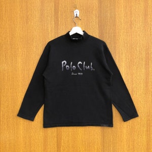 Vintage Polo Clubs Since 1911 Sweatshirt Embroidery Spellout Crewneck Jumper Pullover Sweater