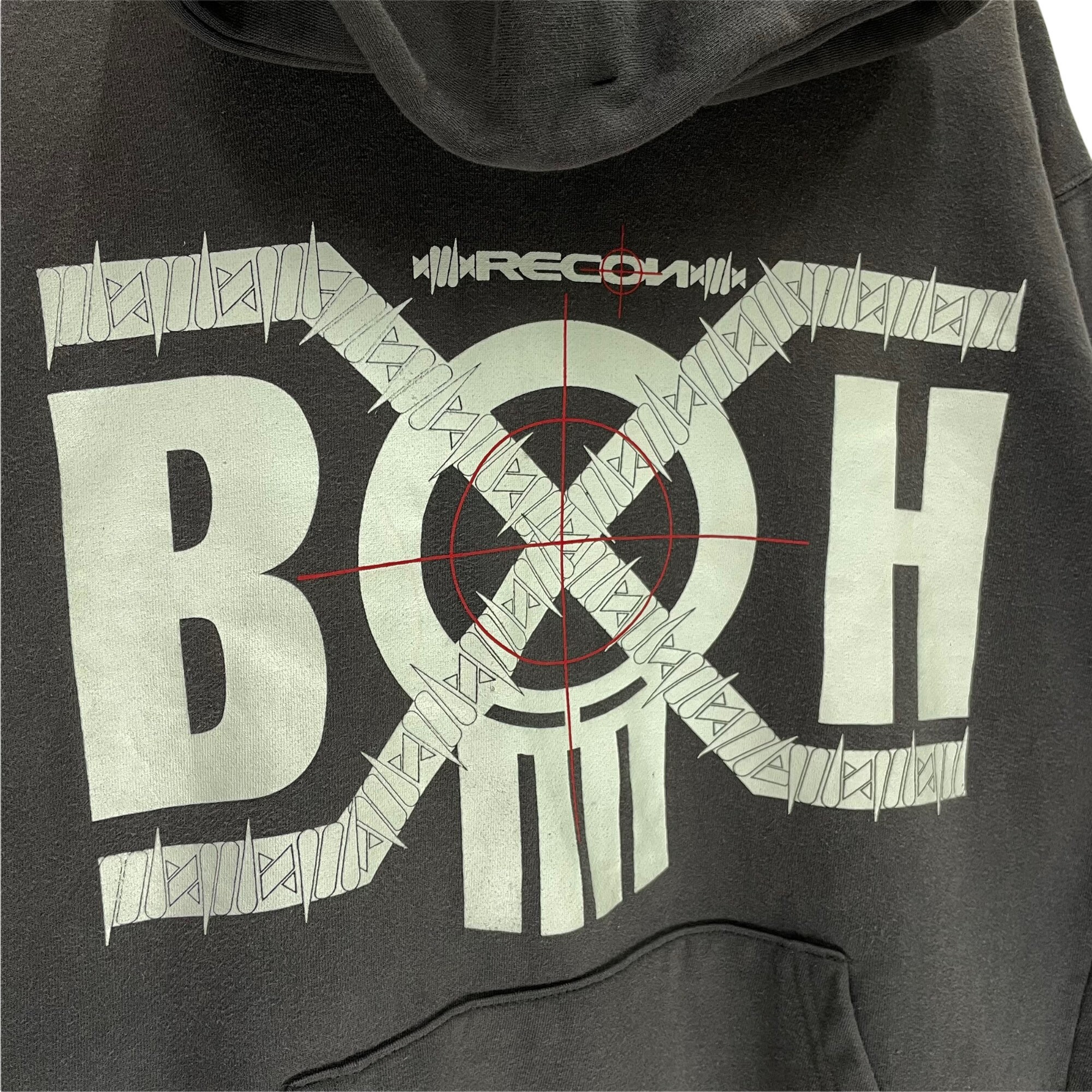 Vintage Bounty Hunter Recon Hoodie Big Logo Spellout Recon